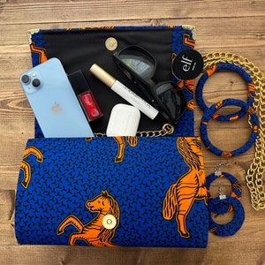 Ankara purse, Ankara bag, African, Wedding gift, Her Gift, Women Gift, Mothers day gift, African purse ,Africa Print bag, Africa clutch bag zdjęcie 7