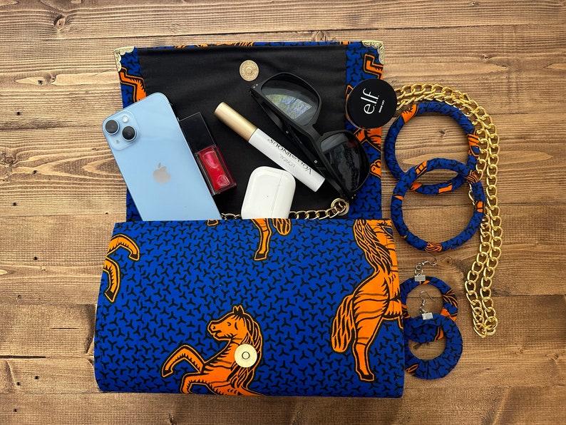 Ankara purse, Ankara bag, African, Wedding gift, Her Gift, Women Gift, Mothers day gift, African purse ,Africa Print bag, Africa clutch bag zdjęcie 7