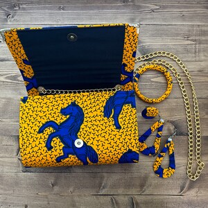 Ankara purse, Ankara bag, African, Wedding gift, Her Gift, Women Gift, Mothers day gift, African purse ,Africa Print bag, Africa clutch bag zdjęcie 4