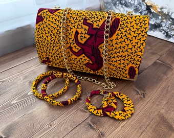 Ankara purse, Ankara bag, African, Wedding gift, Her Gift, Women Gift, Mothers day gift, African purse ,Africa Print bag, Africa clutch bag