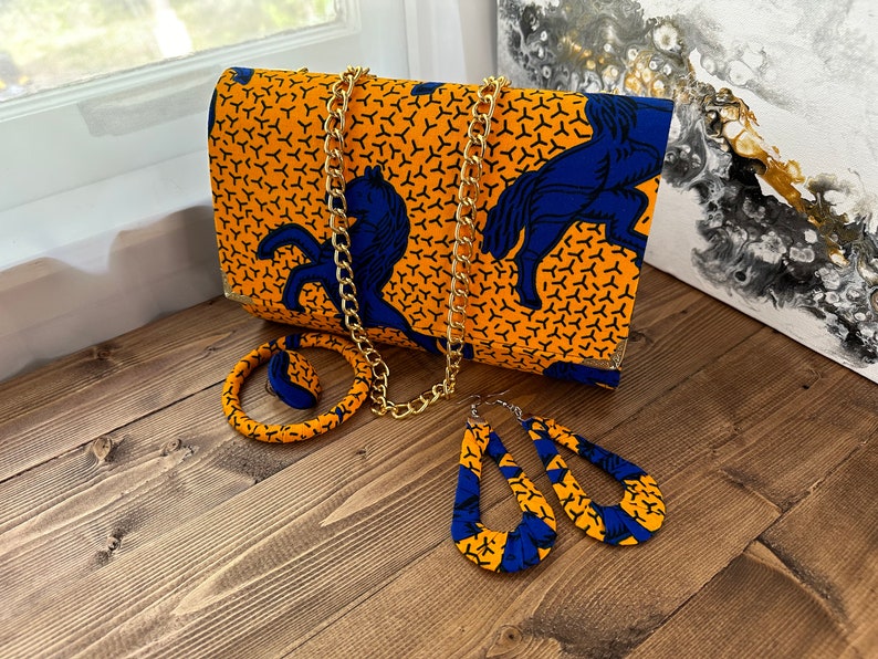 Ankara purse, Ankara bag, African, Wedding gift, Her Gift, Women Gift, Mothers day gift, African purse ,Africa Print bag, Africa clutch bag zdjęcie 1