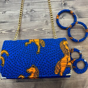 Ankara purse, Ankara bag, African, Wedding gift, Her Gift, Women Gift, Mothers day gift, African purse ,Africa Print bag, Africa clutch bag zdjęcie 4