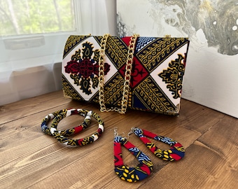 Africa clutch bag, Ankara purse, Ankara bag, African, Wedding gift, Her Gift, Women Gift, Mothers day gift, African purse ,Africa Print bag