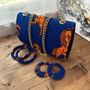 Ankara purse, Ankara bag, African, Wedding gift, Her Gift, Women Gift, Mothers day gift, African purse ,Africa Print bag, Africa clutch bag zdjęcie 2