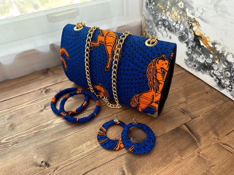 Ankara purse, Ankara bag, African, Wedding gift, Her Gift, Women Gift, Mothers day gift, African purse ,Africa Print bag, Africa clutch bag zdjęcie 2