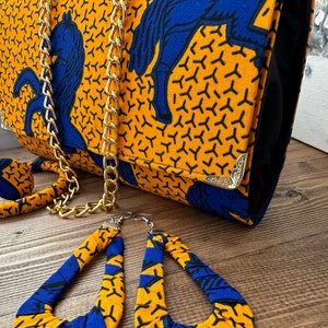 Ankara purse, Ankara bag, African, Wedding gift, Her Gift, Women Gift, Mothers day gift, African purse ,Africa Print bag, Africa clutch bag zdjęcie 2