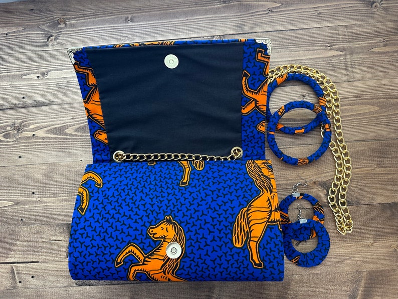 Ankara purse, Ankara bag, African, Wedding gift, Her Gift, Women Gift, Mothers day gift, African purse ,Africa Print bag, Africa clutch bag zdjęcie 5