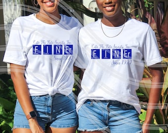 D9 Sororities PNG and SVG Files - Zeta Inspired Blue and White Digital Download for Crafting  Design