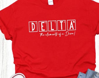 DELTA Diva PNG: Sorority Elephant Art (Digital Download)