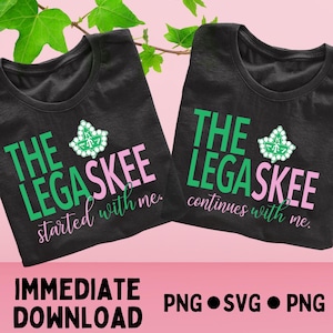 The LegaSkee” Digital Design Bundle | PNG, SVG, JPG | Legacy Inspired Graphic for T-Shirts, Mugs, and More