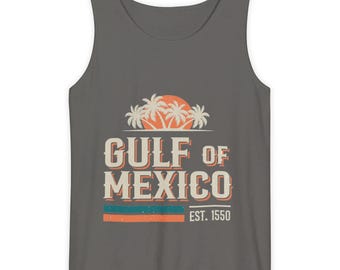 Golf von Mexiko Tank Top Unisex Garment-Dyed Tank Top