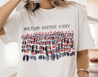 American Horror Story Trump Shirt,Trump American Horror Story Shirt, FDT shirt, Scary MAGA shirt Comfort colors,Anti Trump Shirt,Anti MAGA