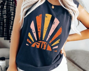 Subtiles FDT Sonnenschein Tanktop, Anti Trump Comfort Colors® Anti Ice Maga Republikanischer Faschismus Rassismus FDT-Shirt, Prodemokrat-Shirt, Aktivist-T-Shirt