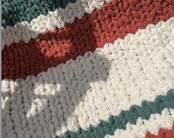 Neutral Chunky Blanket Handmade,Soft & Cozy Handmade Gift Chunky Knit Blanket, Handmade With Love,Super chunky blanket throw,Perfect gift