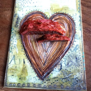 Bracket Heart Canvasboard Artwork image 1