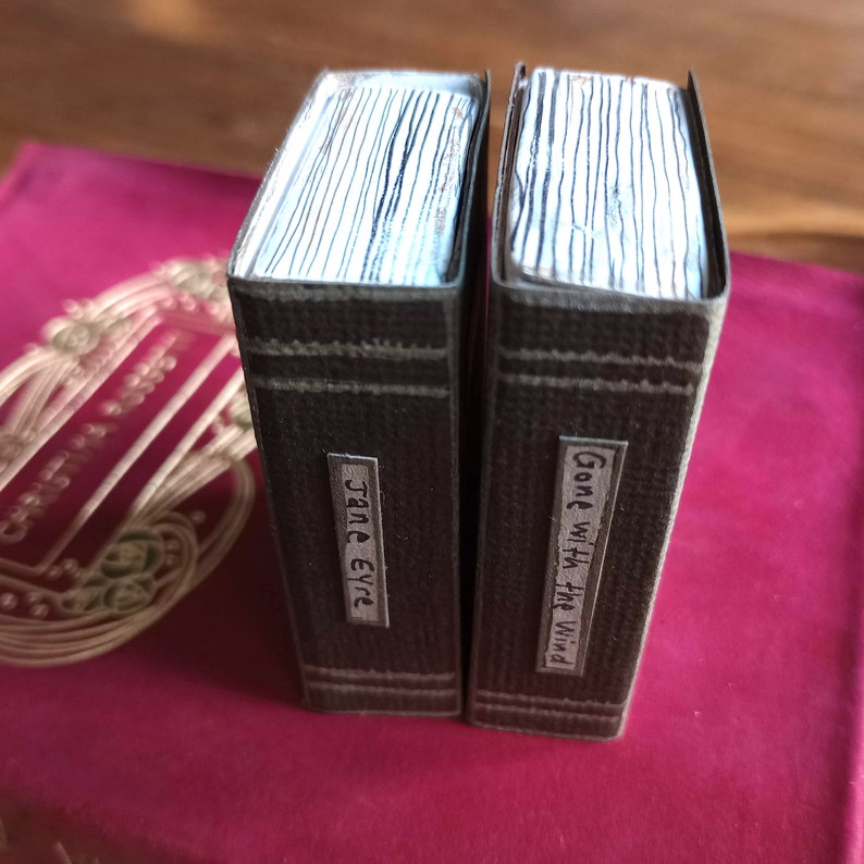 Jane Eyre Book-style Altered Matchbox Art image 10