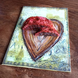 Bracket Heart Canvasboard Artwork image 3