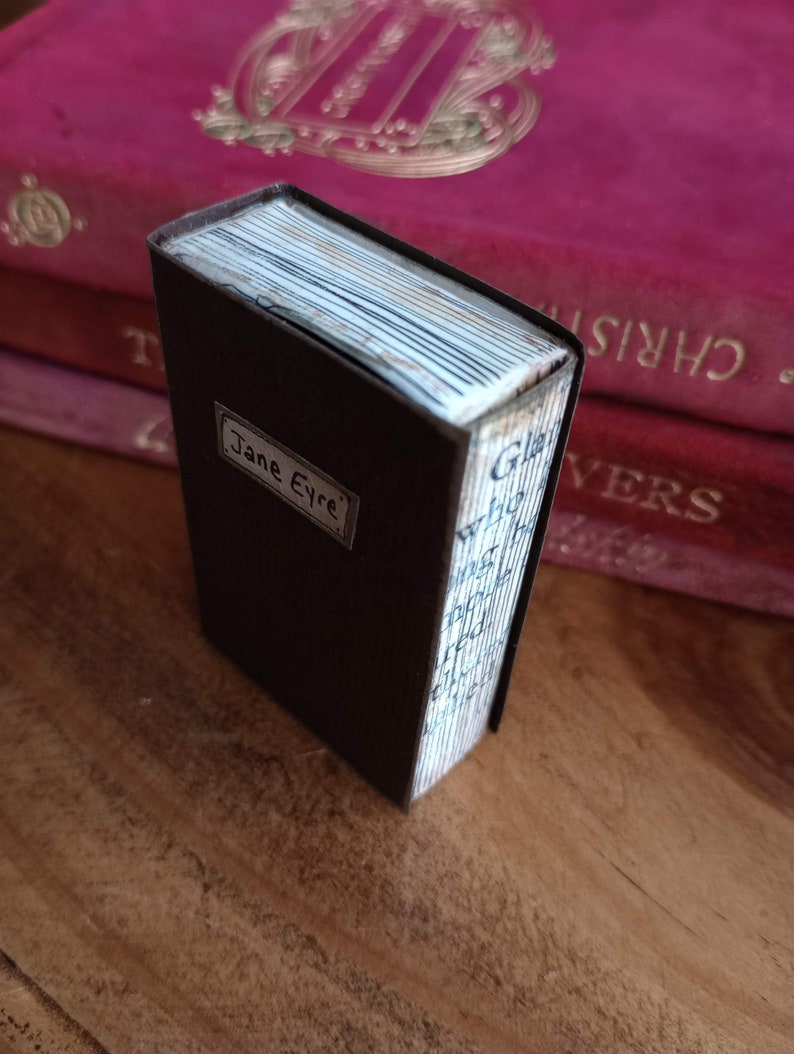 Jane Eyre Book-style Altered Matchbox Art image 8