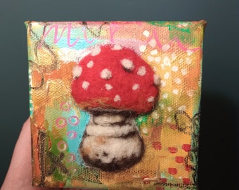 Funky Fly Agaric - Canvas