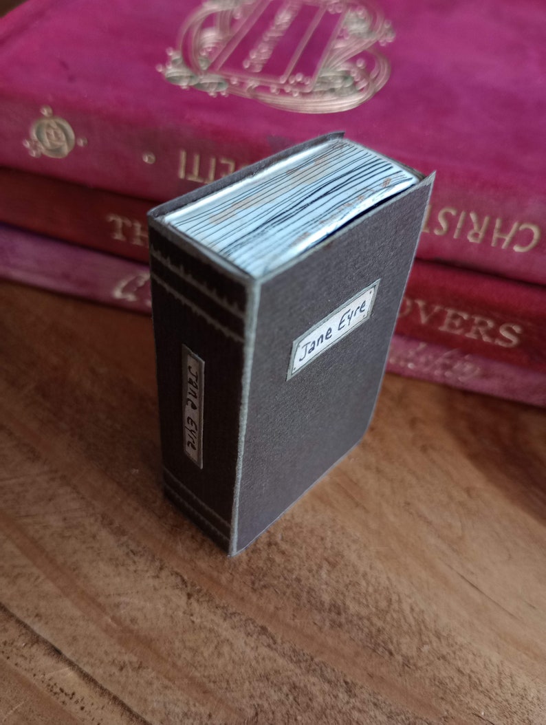 Jane Eyre Book-style Altered Matchbox Art image 4