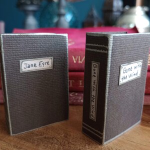 Jane Eyre Book-style Altered Matchbox Art image 9