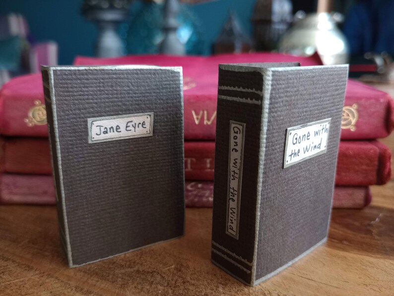 Jane Eyre Book-style Altered Matchbox Art image 9