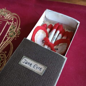 Jane Eyre Book-style Altered Matchbox Art image 7