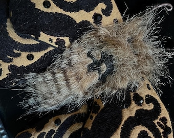 Death's Head Moth soft sculpture faux taxidermy