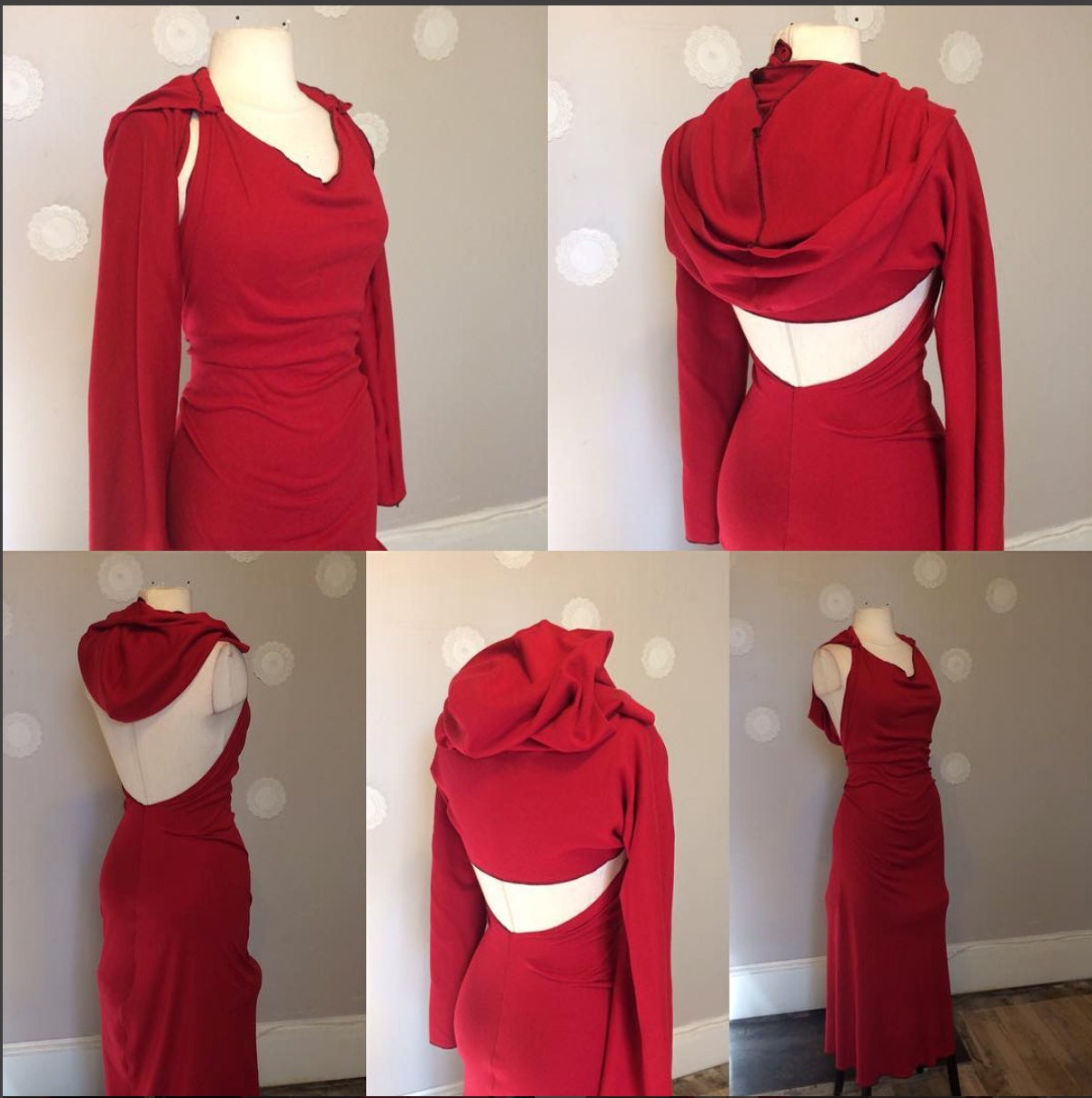 long frock with shrug