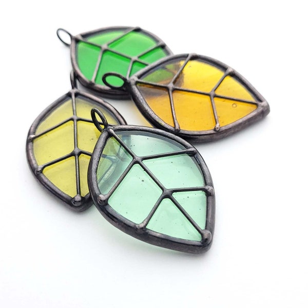 Stained Glass Pendant Etsy