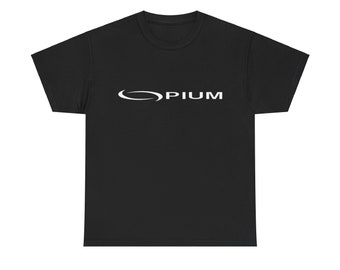 T-shirt met opiumwit logo