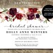 Amanda Friesen reviewed Bridal Shower Invitation INSTANT DOWNLOAD |  Editable Bridal Shower Invite Template | watercolor, roses, winter | Holly | PDF