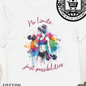 Fitness Girl Motivational Premium 100% Organic Cotton T-shirt