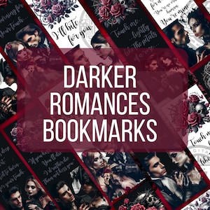 Wydrukowalne zakładki cyfrowe Smut Energy Reader | Zakładka Enemies to Lovers Dark Romance | zakładki book marke | Natychmiastowe pobranie
