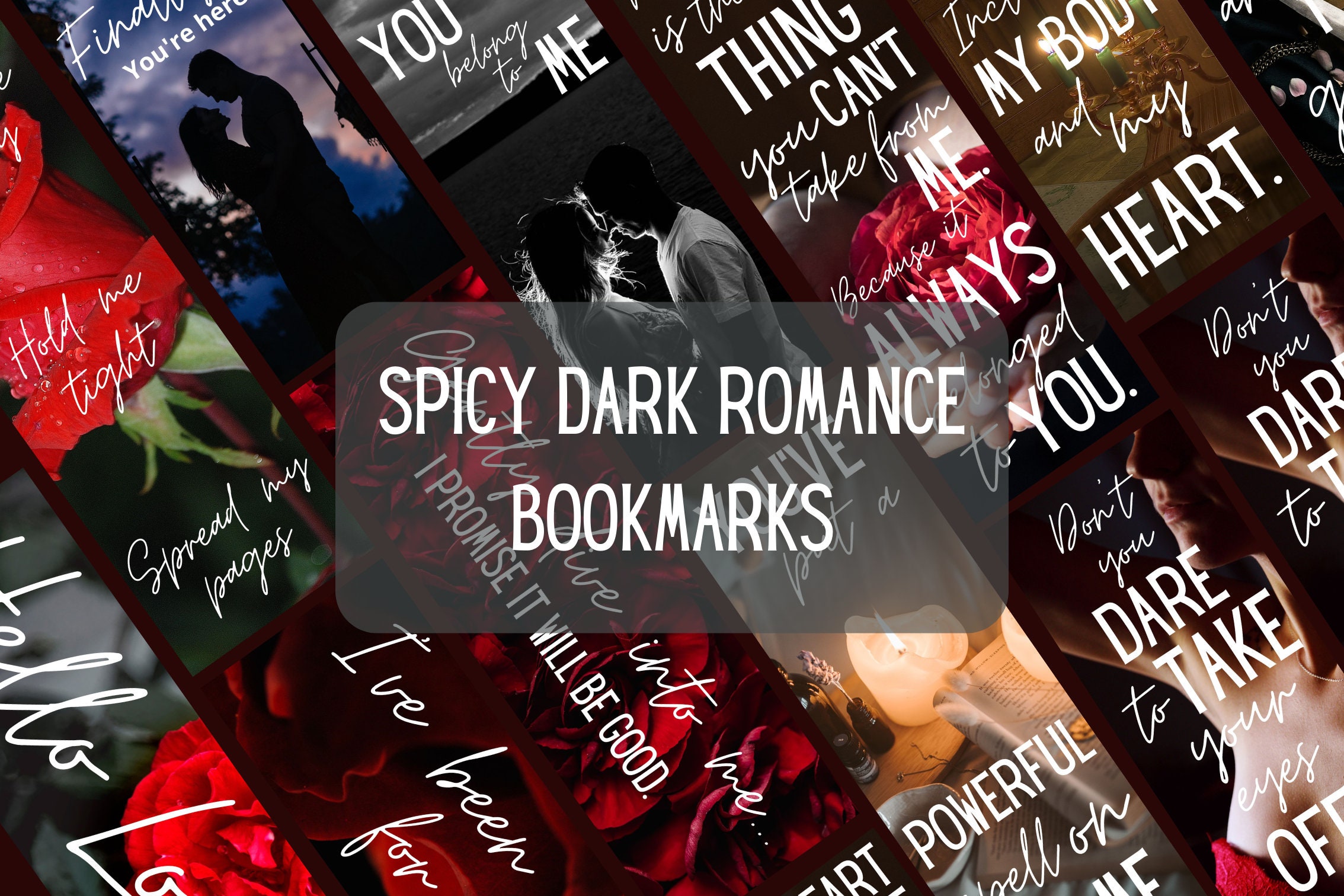Smut Energy Reader Bookmarks Digital Printable Bookmarks | Enemies to ...