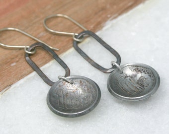 Mexican Coin Earrings: Wanderlust-Inspired Jewelry for the Adventure-Seeking Traveler - Eco-Friendly, Boho, Unique Gift Idea