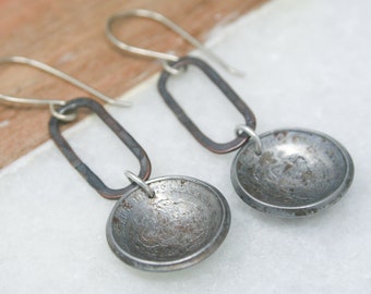 Handcrafted Mexican Coin Earrings: Bohemian Adventure Jewelry for the World Traveler - Eco-Conscious Gift, Unique & Vintage Inspired