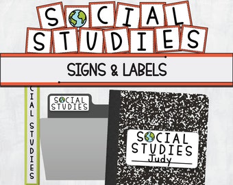Znaki i etykiety do klas nauk społecznych