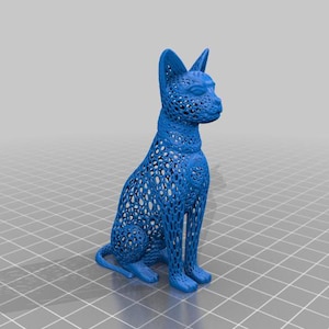 Interstellar cat Voronoi STL