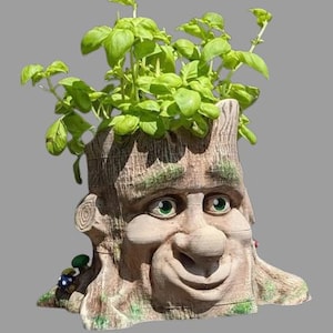 Maceta con forma de árbol STL