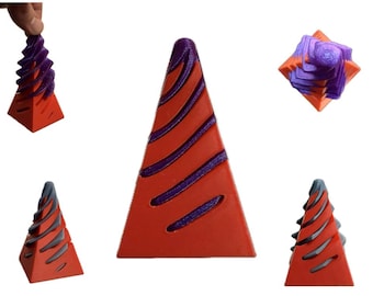 Spiral Passthrough Fidget STL