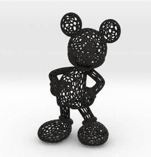 Poly Mickey Stl File Mickey Mouse STL FILE - Etsy