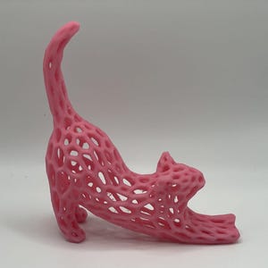 Cat Stretch Voronoi stl