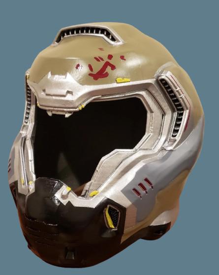 Doom Slayer ドゥーム ヘルメット Bethesdaが実際にかぶれる「DOOM: The Dark Ages」の“ドゥーム