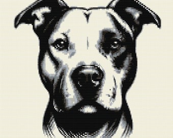 PDF Pattern, Red Nose American Pitbull Terrier, Peyote/brick
