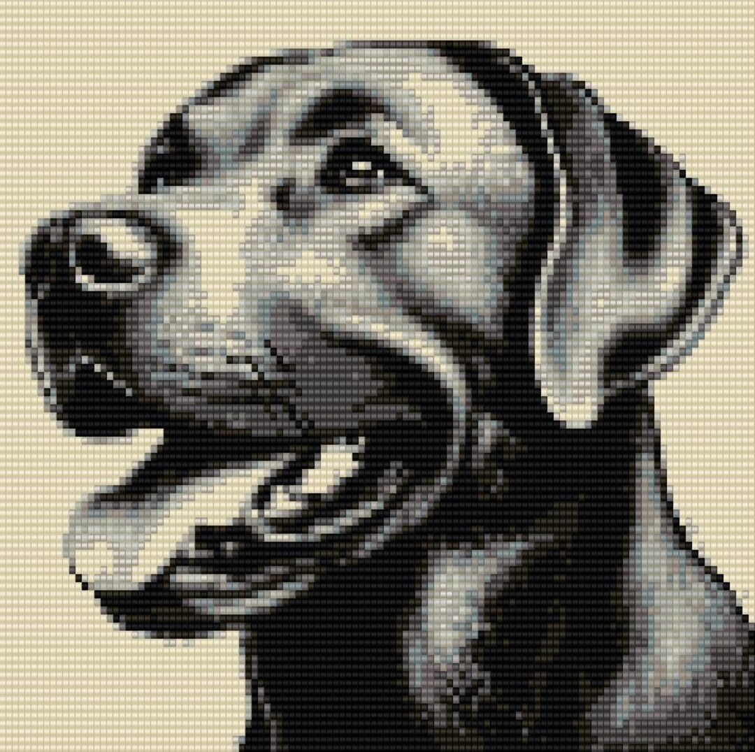 Labrador Retriever Dog Loom & Peyote Patterns - Small Bead Tapestry ...