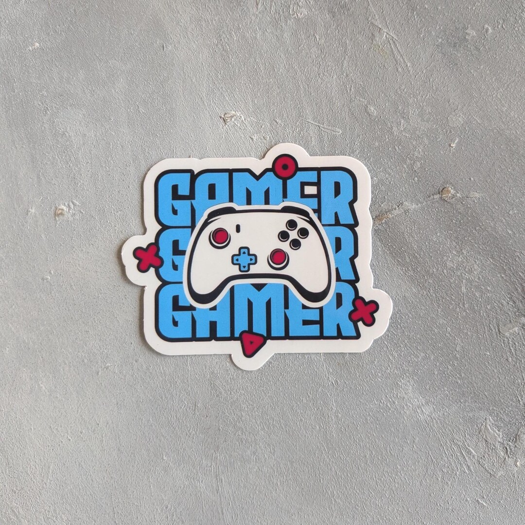 Gamer Stickers | Gaming Labels, Controller, Humor Decals, 3 Inch ...