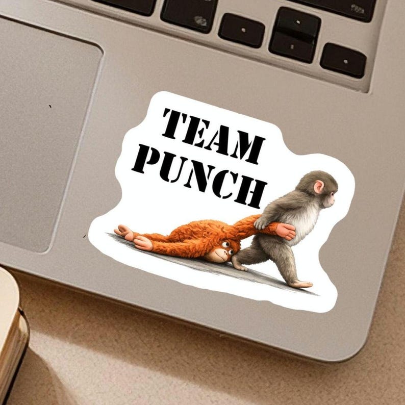 Viral tiktok Monkey, viral x monkey sticker, Hang in there punch, He is the global symbol of vulnerability, resilience and comfort