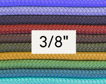 Corda per yacht a doppia treccia tinta a mano da 3/8"