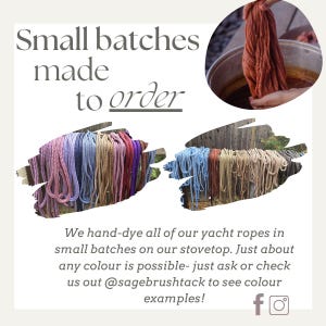 DIY Soft Rope Halter With Step-by-step Instructions and Hand Dyed Rope ...